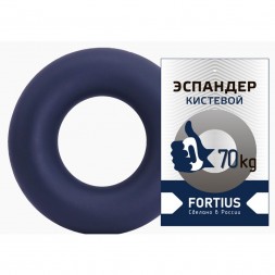 Эспандер-кольцо FORTIUS 70 кг темно-синий 