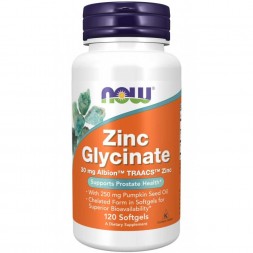 Now Foods Zinc Glycinate 30mg (120 капс)
