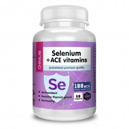 Селен + АСЕ витамины CHIKALAB (60 капс)