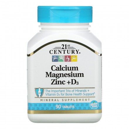 Calcium Magnesium Zinc D3 21st century (90 табл)