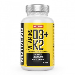  Vitamin D3+K2 Nutrend (90 капс)