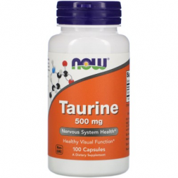 Taurine 500 мг Now (100 капс)