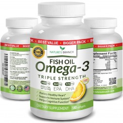 Nature's Branch Omega 3 Fish Oil 900EPA/600DHA (90 капс) 