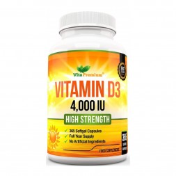 Vita Premium Vitamin D3 4000 IU (365 капс)