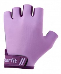 Перчатки для фитнеса WG-101, фиолетовый Starfit  