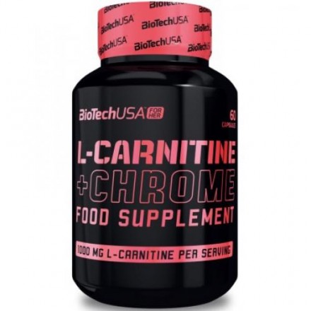 L-Carnitine + Chrome for Her BioTech USA (60 капс) 