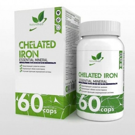 Natural Supp Chelated Iron (60 капс)