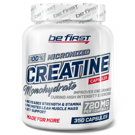 Be First Creatine Monohydrate Capsules 