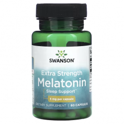 Extra Strength Melatonin 5mg Swanson (60 капс)