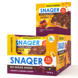 Печенье SNAQER - Арахис, изюм и карамель Snaq Fabriq (45 гр)
