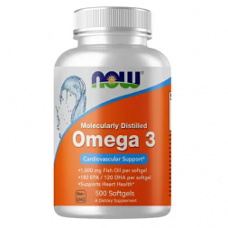 NOW Omega 3 (30, 100, 200, 500 капс)
