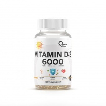 Optimum System Vitamin D-3 6000 (365 капс)