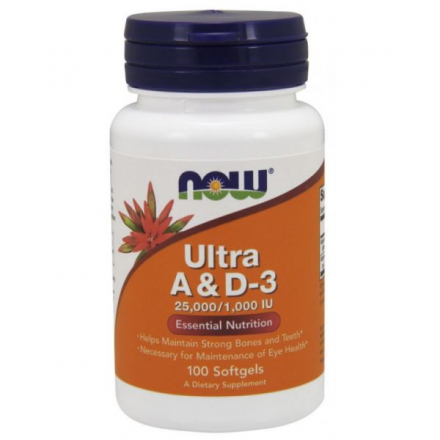 Ultra A + D-3 25000/1000 IU (100 капс)