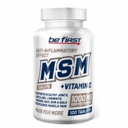 MSM 1000mg + Vitamin C Be First (100 табл)