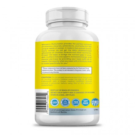 Proper Vit Women&#039;s Multivitamin Antioxidant+Immune Support 400mg 120 капс.