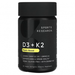 Vitamin D3+К2 Sport Research (60 капс)