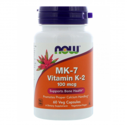 Витамин K2 MK-7 от NOW (60 кaпс)