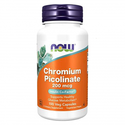 Chromium Picolinate 200 mcg NOW (100 капс)