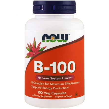 NOW FOODS B-100 CAPS  (100 капс)