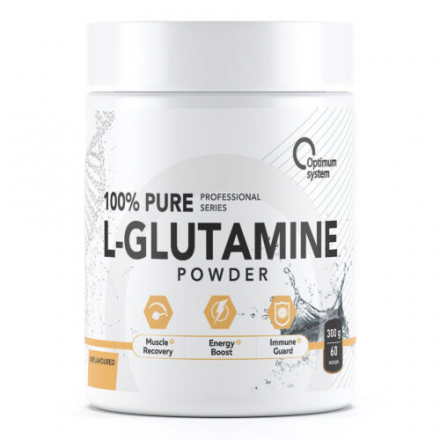 100% Pure L-Glutamine Powder Optimum System (300гр)