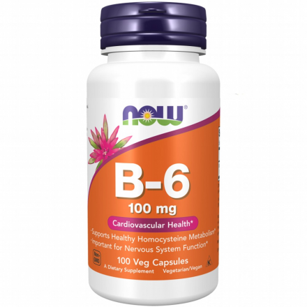 NOW FOODS B-6 100mg (100 капс)