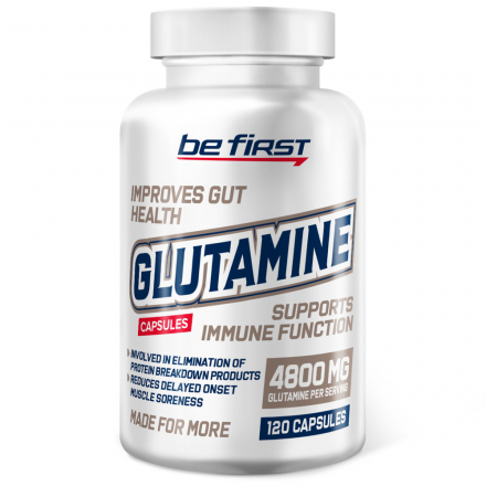 Be First Glutamine Capsules (120 капс)