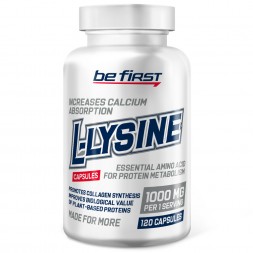 L-Lysine (л-лизин гидрохлорид) Be First 120 капсул