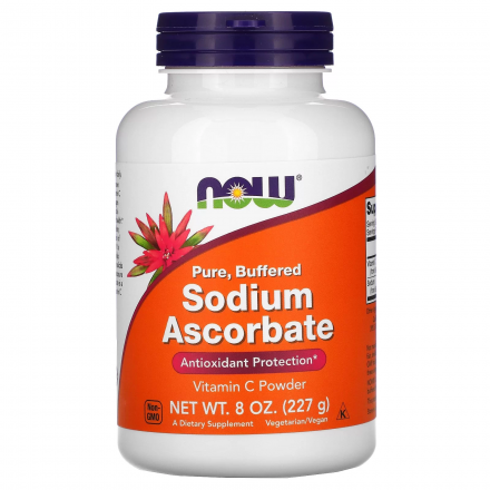 Sodium Ascorbate NOW foods (8 унций)