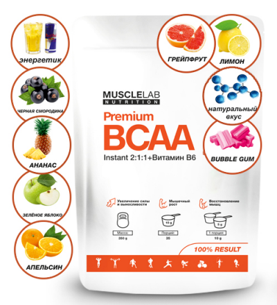 MuscleLab BCAA 2-1-1 (350 гр)