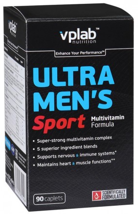Ultra Men&#039;s Sport Multivitamin VPLab (90 табл)