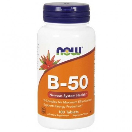 Vitamin B-50 NOW (100 табл)