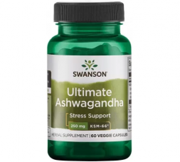 Ultimate Ashwagandha - Ksm-66 250 mg Swanson (60 капс)