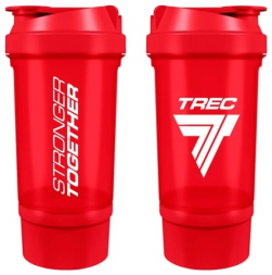 Trec Nutrition STRONGER TOGETHER Shaker 208 500 мл красный