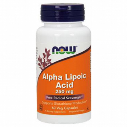 NOW FOODS ALPHA LIPOIC ACID 250mg  (60 капс)