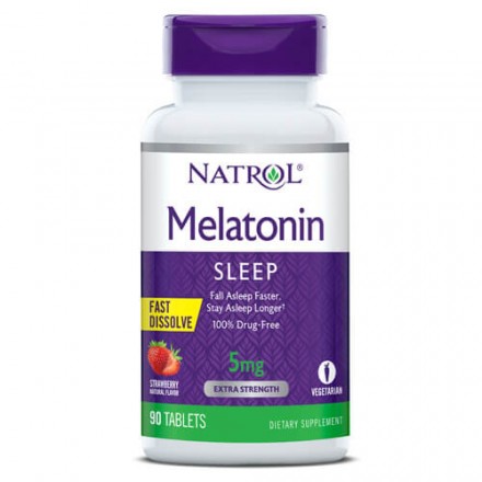 Natrol Melatonin 5 mg Fast Dissolve (90 таб)