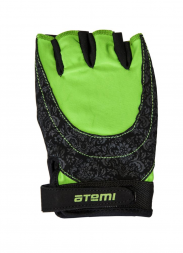 Перчатки для фитнеса Atemi, черно-зеленые, AFG06GN