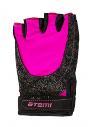 Перчатки для фитнеса Atemi, черно-розовые, AFG06P