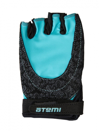 Перчатки для фитнеса Atemi, черно-голубые, AFG06BE