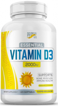 Vitamin D3 2000 IU Proper Vit (120 капс)