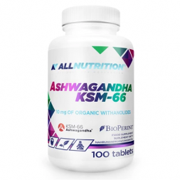 Ashwagandha KSM-66 All Nutrition (100 табл)