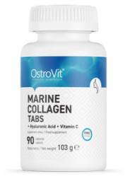 Marine Collagen + Hyaluronic Acid + Vitamin C OstroVit (90 табл)