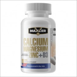 Calcium Zinc Magnesium + D3 Maxler (90 табл)