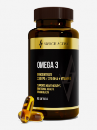 OMEGA 3 concentrate + VITAMIN Е 1350 мг AWOCHACTIVE (60 капс)