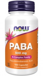 PABA 500 mg NOW (100 капс)
