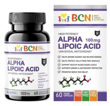 BCN Alpha Lipoic Acid 100mg 60капс.