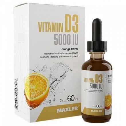Vitamin D3 5000IU Drops Maxler (60 мл)