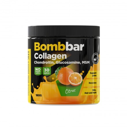 Bombbar Pro Коллаген с Хондроитином, Глюкозамином и МСМ (180 гр)