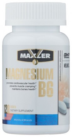 Maxler Magnesium B6 (60,120 табл)