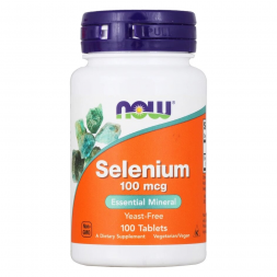 Selenium 100 mcg NOW (100 табл)