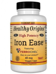 Healthy Origins Iron Ease 45mg 90капс.